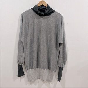 ESCADA Sport Vintage Gray Turtleneck Sweater, Size L